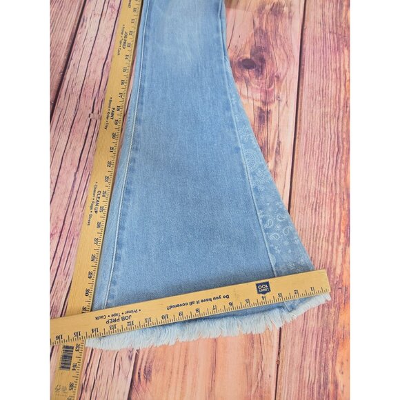 KanCan Signature High Rise Extreme Flare Jeans 23 x 33 Blue Stretch Denim - Picture 9 of 9